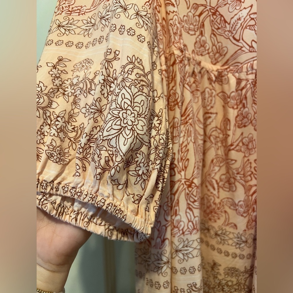 Floral Peasant Blouse - Picture 5 of 6